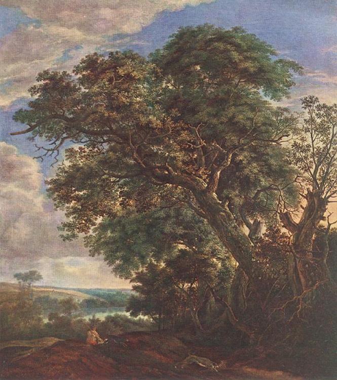 VLIEGER, Simon de Landscape with River and Trees ar oil painting image